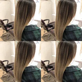 ミディアム カラー JILBLAN京都 ショート/ハイライトのヘアスタイル