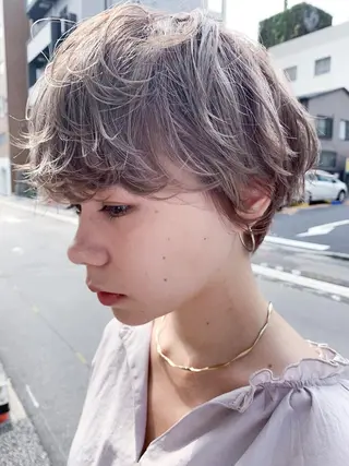 ショート メンズパーマ メンズ特化ryoのヘアスタイル