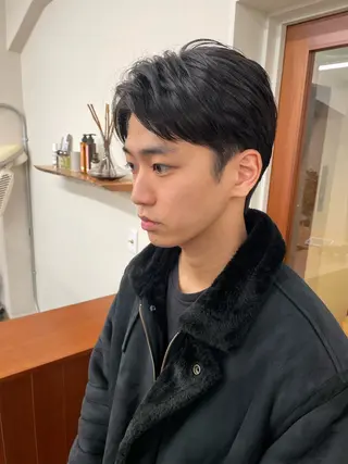 メンズ レイヤー/顔周り/ 透明感/ののか💞のヘアスタイル