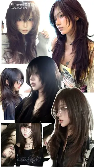 ロング だいち/ブリーチ/ レイヤーカットのヘアスタイル