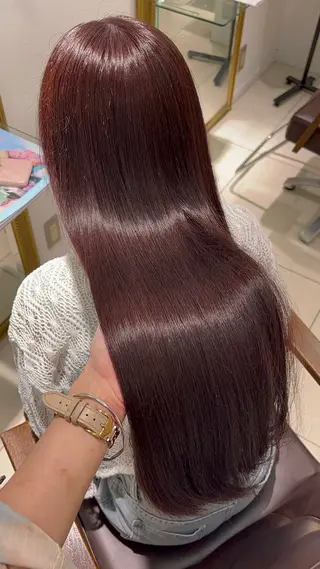 ロング カラー ハイトーンカラー 🤍🫧 長井 律のヘアスタイル