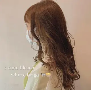 ロング カラー 似合わせカットカラー ♡佐藤捺美のヘアスタイル