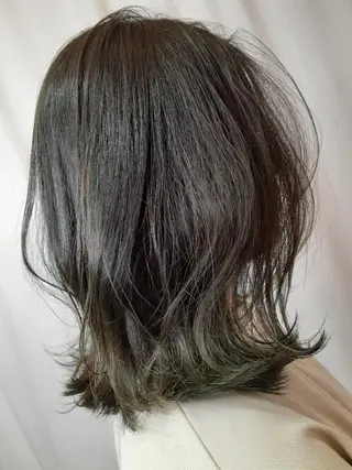 ミディアム 稲田 全将のヘアスタイル