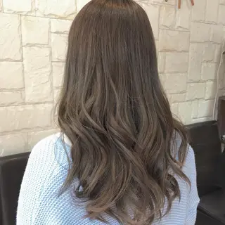 ロング カラー 🥛洒落髪小顔cut なら龍崎🥛のヘアスタイル
