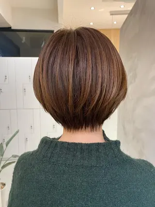 ショート カラー 半個室女性salon 🩰Natsumiのヘアスタイル