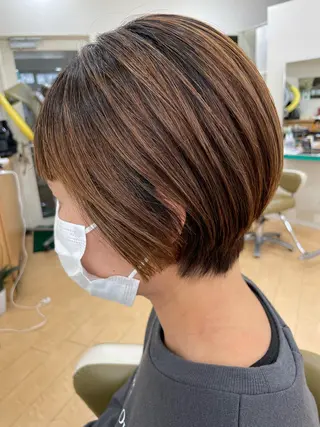 ショート 福原 亜祐美のヘアスタイル