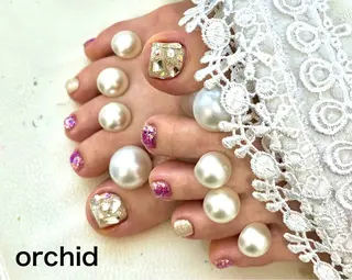 ネイル orchid ♡オーキッドのネイルデザイン