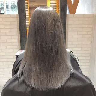 ロング カラー 菊地 聖のヘアスタイル