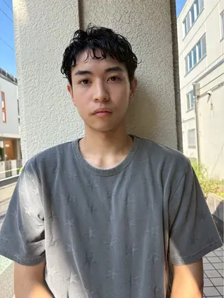 ショート パーマ メンズ CEINE loqのヘアスタイル