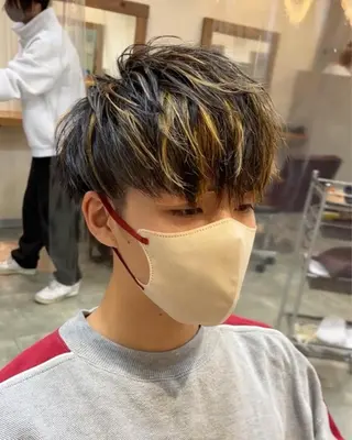 メンズ little×PORTO 元町店所属・藤本 あさひのヘアスタイル