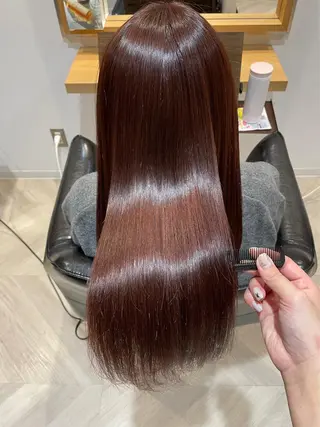 ロング カラー まつしま ちひろのヘアスタイル