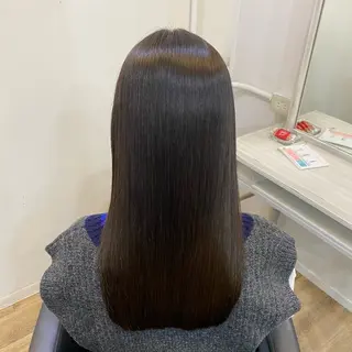 ミディアム カラー パーマ ブリーチなし/ ベージュ/akiraのヘアスタイル