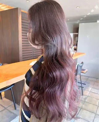 ロング 似合わせカラーの神 ダブルカラー/森栄範のヘアスタイル