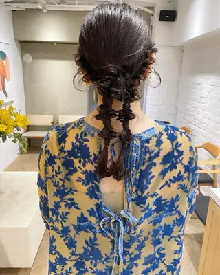 ヘアアレンジ 'ele 🦄堀内佑茉のヘアスタイル