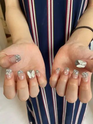 ネイル 束感まつ毛/ネイル/ LED♥KIRARAのマツエク・マツパデザイン