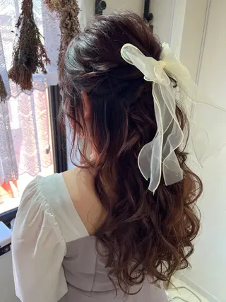 ロング ヘアアレンジ 山室 敬義のヘアスタイル