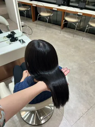ミディアム カラー ✨髪質改善 縮毛矯正 艶髪 立川 コウキ✨のヘアスタイル