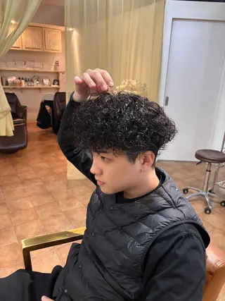 パーマ メンズ E 難波店 Rei /メンズのヘアスタイル