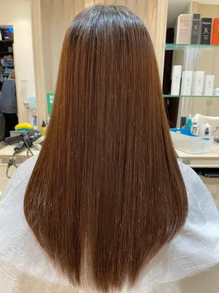 ロング カジサ ケイコのヘアスタイル