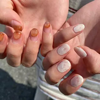 ショート 下道 舞優のネイルデザイン