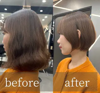 ショート hair salon Ranun髪質改善のヘアスタイル