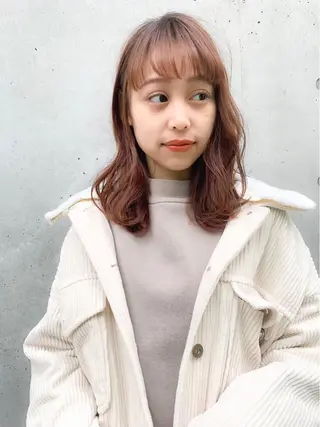 ミディアム カラー 韓国艶カラー🇰🇷 DISCO💙のヘアスタイル