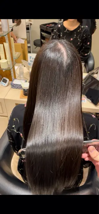 ロング 川元 雄貴のヘアスタイル