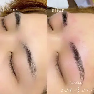 アイブロウ GRANDEcara 栄 manamiのマツエク・マツパデザイン