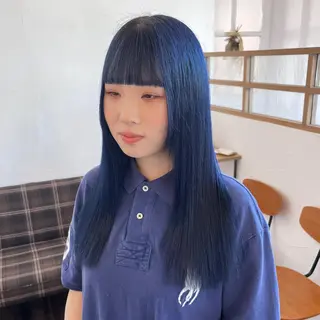 ロング カラー 伊藤ゆかり/髪質改善 /透明感カラーのヘアスタイル