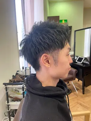 ショート メンズ 溝口 槙里也のヘアスタイル