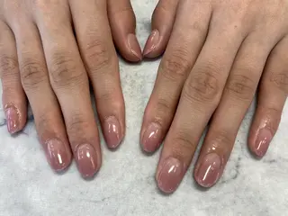 ネイル ネイルリボン 受付スタッフのネイルデザイン