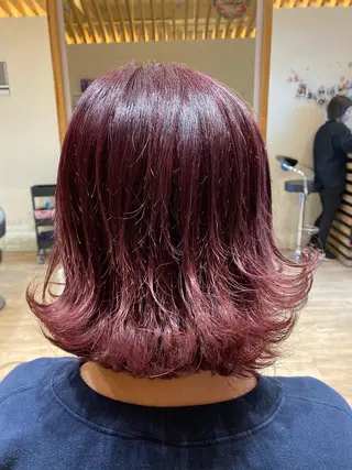 ミディアム カラー 関口 友行のヘアスタイル