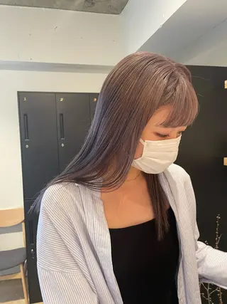 ロング カラー SALOWIN下北沢所属・hazuki 🌝のヘアスタイル