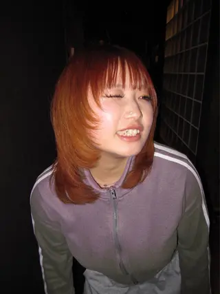 ミディアム カラー ルカ/ ニュアンスヘアのヘアスタイル