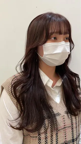 ロング 河内 大慎のヘアスタイル