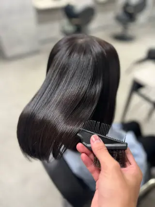 ミディアム 大人の髪質改善 💎夏のヘアスタイル