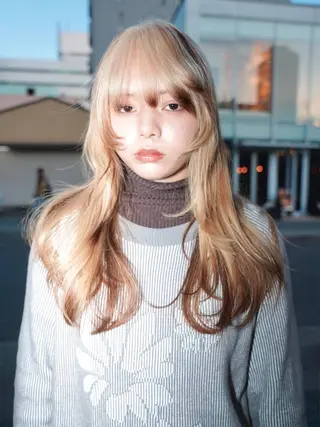 セミロング カラー デザイン/レイヤー Kaito🐩/栄のヘアスタイル