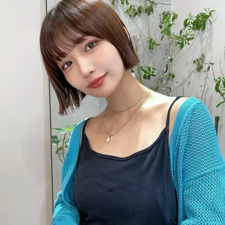 ショート sand池袋所属・似合わせボブカット ISAKIのヘアスタイル