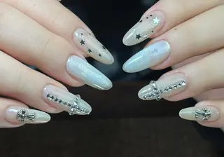 ネイル By moonネイル 🌷ワンホン/韓国風のネイルデザイン