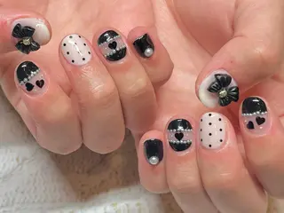 ショート ネイル ネイルサロン　リリーブランシュ所属・森 瑞紀のネイルデザイン