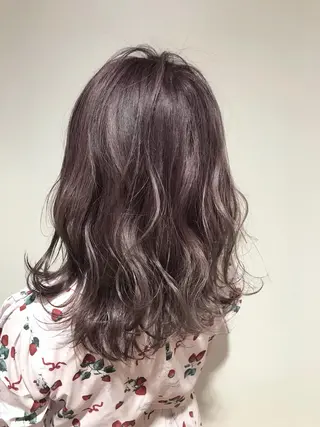 ミディアム カラー パーマ カラー/髪質改善スペ シャリスト宮本　伸一のヘアスタイル