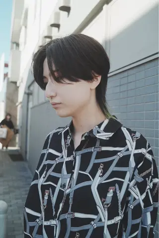 ショート カラー 似合わせ レイヤー須川のヘアスタイル