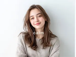 ミディアム 岡本 優希のヘアスタイル