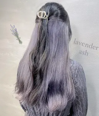 ロング カラー 透明感カラー×小 顔レイヤー♡ヒデさんのヘアスタイル