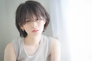 ショート カラー パーマ GO TODAY シェアサロン 原宿本店所属・ボブ/レイヤー/ パーマ/淀川 純のヘアスタイル