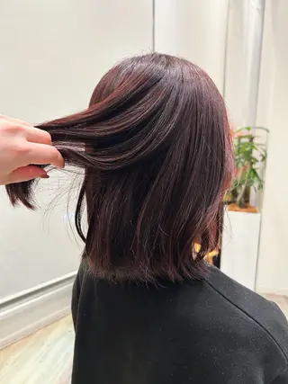 ミディアム カラー k-twoあべのキューズモール店所属・k-two☁あべの/ 艶感カラー/Touaのヘアスタイル