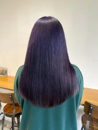 セミロング カラー 金子 廉のヘアスタイル