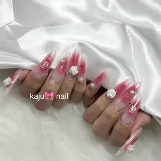 ロング Mariris所属・kaju🎀nail 堺筋本町 / 心斎橋のネイルデザイン