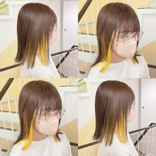 カラー 渋谷:インナーカラー ／🍒エリカ🍒のヘアスタイル