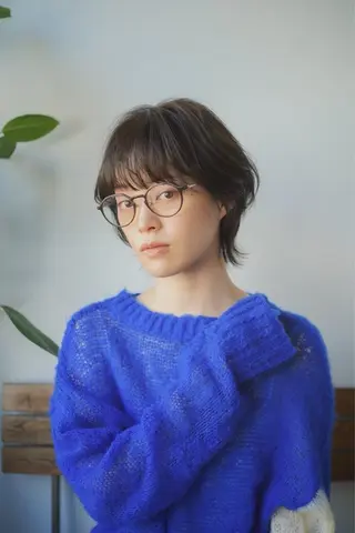 ショート 骨格/顔タイプ/ パーソナルカラー菅原のヘアスタイル